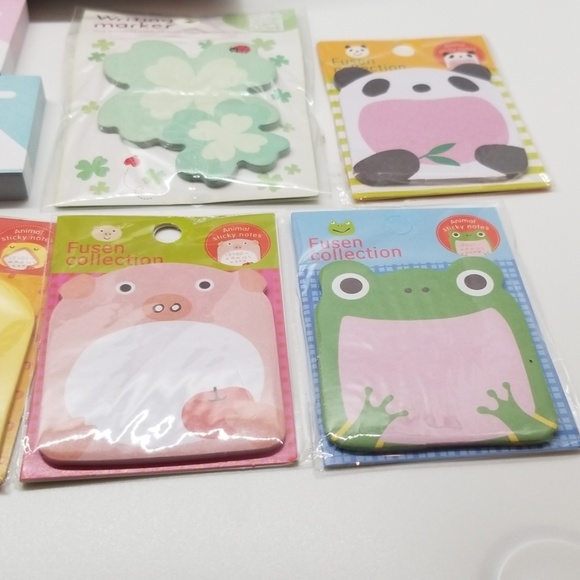 Kawaii mixed animal designs stationary gift set. - Picture 5 of 6